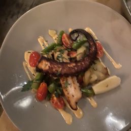 Octopus and Grilled Veggies