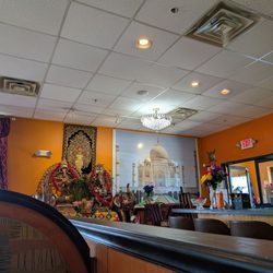 Winchester Taste of India - Front of the restaurant - Ganesha and Shiva statues and altar