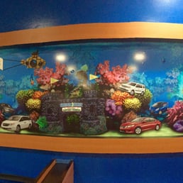 Honda fish tank in the waiting room ;) Honda fish tank in the waiting room ;)