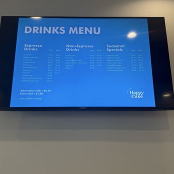 Happy Cake - Large drink menu - Bakeries Near Me - Sugar Land, Texas Happy Cake - Large drink menu - Bakeries Near Me - Sugar Land, Texas