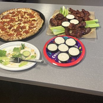 Chuck E. Cheese - a pizza, salad, and salad dressing - Pizza Near Me - Ventura, California Chuck E. Cheese - a pizza, salad, and salad dressing - Pizza Near Me - Ventura, California