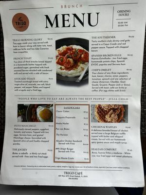 Menu photo 8 Trigo Café Hialeah, FL