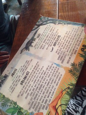 Menu photo 3 Caiman Tugurio Playa del Carmen, ROO Menu photo 3 Caiman Tugurio Playa del Carmen, ROO