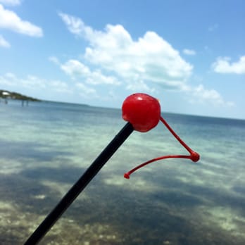 Marker 88 - Last but not least, cherry from the piña Colada cocktail. - Seafood Near Me - Islamorada, Florida