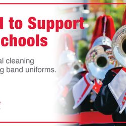 We clean Band Uniforms!