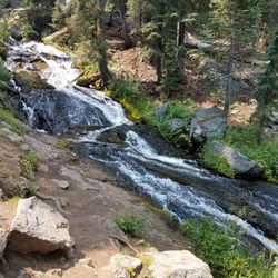 Paradise Meadows up-and-back - Waterfall cascade