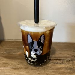 Tea Bar - Brown Sugar Milk Smoothie with boba! Delicious!!