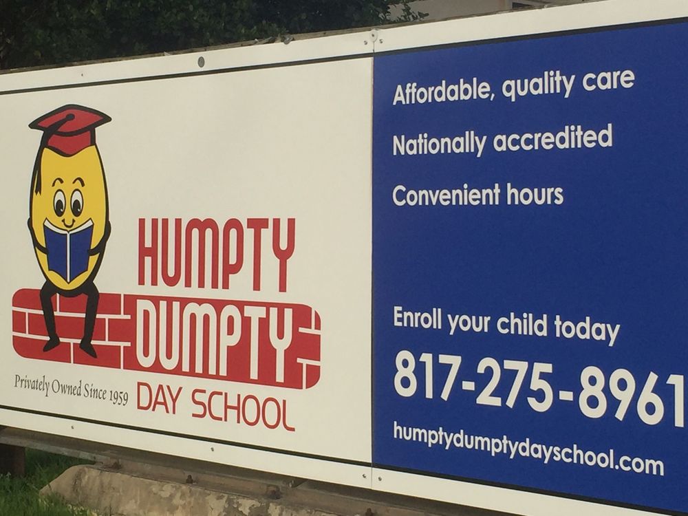 HUMPTY DUMPTY DAY SCHOOL CLOSED Updated March 2024 11 Photos 1601 E Abram St, Arlington