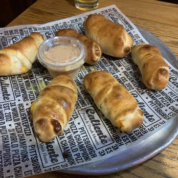 Caliente Pizza & Drafthouse - Jalapeno Bacon Cheddar Rolls - Pizza Near Me - Pittsburgh, Pennsylvania Caliente Pizza & Drafthouse - Jalapeno Bacon Cheddar Rolls - Pizza Near Me - Pittsburgh, Pennsylvania