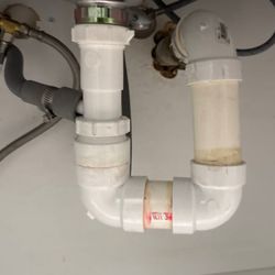 South Shore Plumbing and Heating - Drain assembly before
