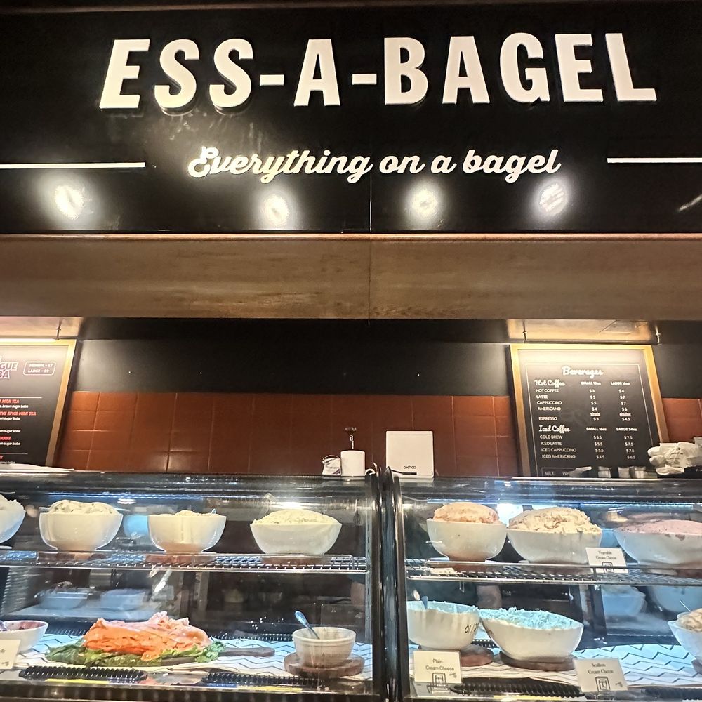 Ess-a-Bagel Time Out Market New York - ows an ess - a - bagel display case - Bagels Near Me - Brooklyn, New York