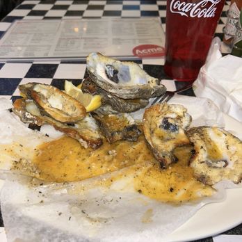 Acme Oyster House - Gone char grilled oysters  so good - Cajun/Creole Near Me - Baton Rouge, Louisiana