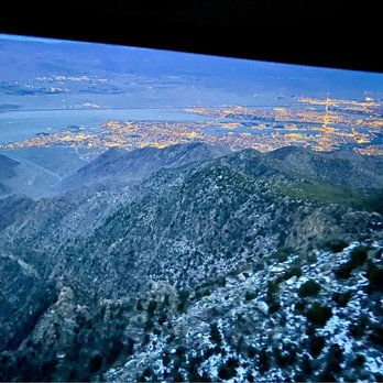 Lookout Lounge - a view of the city lights from the top of a mountain - Bars Near Me - Palm Springs, California