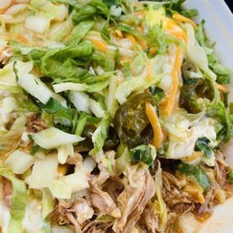 Chicken taco salad no shell, no rice, no beans