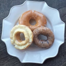 Glazed, old fashioned and blueberry!