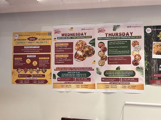 Menu photo 1 Tabla Indian Restaurant Pleasanton, CA