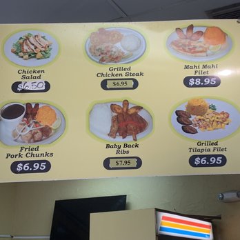 Cedeno's Cuban Cafe - Part of the menu - Cuban Near Me - Plantation, Florida
