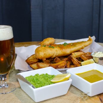 What's The Catch? - Cod and Chips, Mushy Peas & Curry Sauce! - Seafood Near Me - Philadelphia, Pennsylvania What's The Catch? - Cod and Chips, Mushy Peas & Curry Sauce! - Seafood Near Me - Philadelphia, Pennsylvania