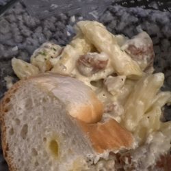 Cugino's Pizzeria - AmaZing Chicken Alfredo with Chicken Parmesan