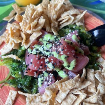 Fish Tales - Ahi Tuna Poke Salad - Bars Near Me - Ocean City, Maryland