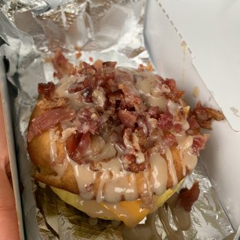 Duck Donuts - Maple Bacon Sausage, Egg and Cheese Breakfast Sandwich. This made us feel so heavy but omg LOL - Donuts Near Me - Irvine, California Duck Donuts - Maple Bacon Sausage, Egg and Cheese Breakfast Sandwich. This made us feel so heavy but omg LOL - Donuts Near Me - Irvine, California