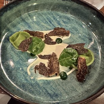 Partage - Cauliflower puree with tortellini and spinach - French Near Me - Las Vegas, Nevada