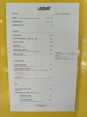 Menu photo 8 Loquat Coffee Los Angeles, CA Menu photo 8 Loquat Coffee Los Angeles, CA