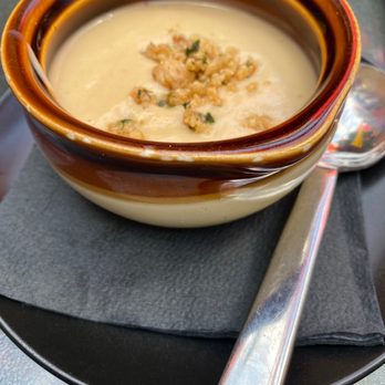 insideOUT - Soup of the day, cauliflower macadamia nut. - Lounges Near Me - San Diego, California