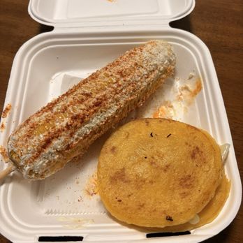 Ollin Nyc - Elote  Cheese Arepa - Mexican Near Me - New York, New York
