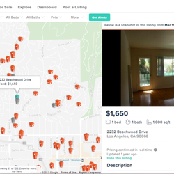 Melco Properties - Listing from Last year of Monroe Manor stating it takes dogs and the price is $1650 https://hotpads.com/2232-n-beachwood-dr-los-angeles-ca-9