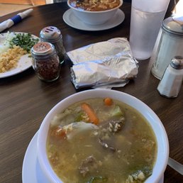 Caldo de Res and Pozole. Yum!