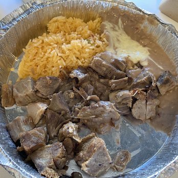 Chicano's Cocina Bar & Grill - Carnitas Lunch, comes with tortillas on the side. Not a looker necessarily, but tasty! [GF] - Mexican Near Me - Richmond, Virginia