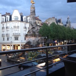 Le Lion de Belfort - La vue depuis la terrasse du haut.