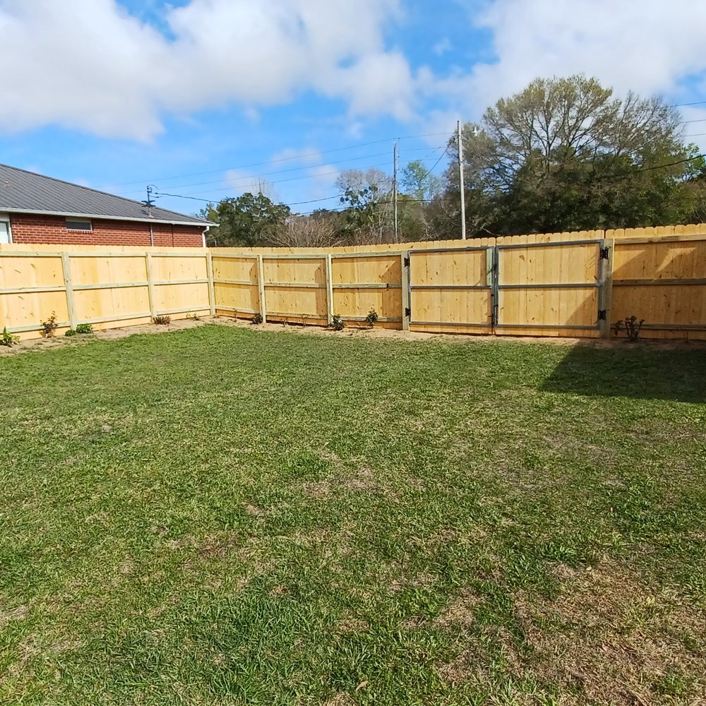 OBL Fencing - Inside view where they did a great job not disturbing any of my plants. - Fences & Gates Near Me OBL Fencing - Inside view where they did a great job not disturbing any of my plants. - Fences & Gates Near Me
