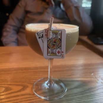 Fúdo - Espresso martini (house is made with bourbon and yes this is the best way to drink an espresso martini anywhere) - Asian Fusion Near Me - Chamblee, Georgia Fúdo - Espresso martini (house is made with bourbon and yes this is the best way to drink an espresso martini anywhere) - Asian Fusion Near Me - Chamblee, Georgia