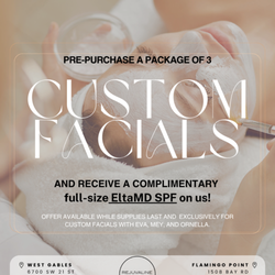Rejuvaline Medspa - Happy Summer! Enjoy a complimentary EltaMd SPF with a Pre-purchase Pack x3 Custom Facials. Limited-Time Offer