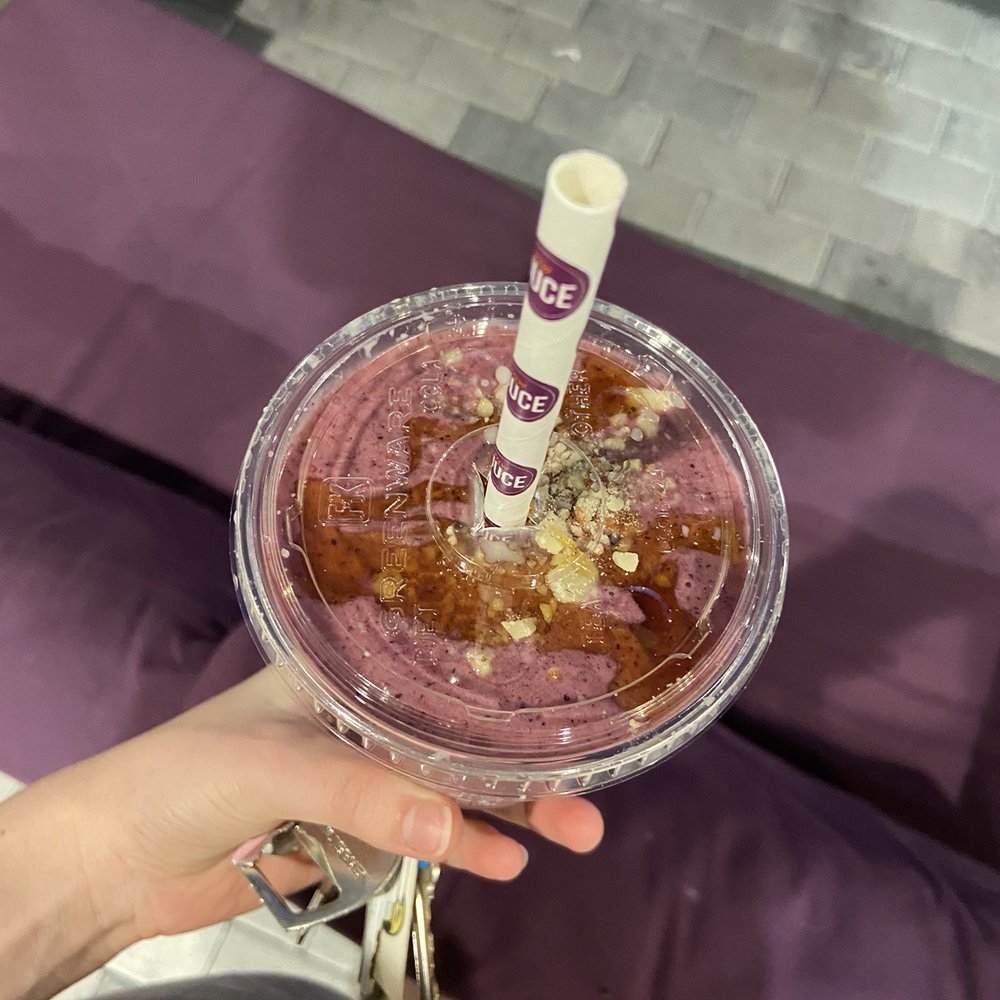 Raw Jūce - Park Place - ABJ- has honey and chopped almonds on top- yum! - Juice Bars & Smoothies Near Me - Boca Raton, Florida Raw Jūce - Park Place - ABJ- has honey and chopped almonds on top- yum! - Juice Bars & Smoothies Near Me - Boca Raton, Florida