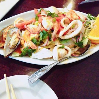 Bean Sprout - Tum yum talay... seafood salad - Sushi Bars Near Me - Viera, Florida