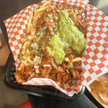 Angel’s Tijuana Tacos - Al Pastor Fries - Tacos Near Me - Anaheim, California