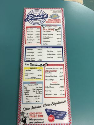 Menu photo 3 Buddy's Drive In Andrews, TX