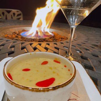 The Sawyer - New England Clam Chowder with chili oil -- incredible! - New American Near Me - Truckee, California The Sawyer - New England Clam Chowder with chili oil -- incredible! - New American Near Me - Truckee, California