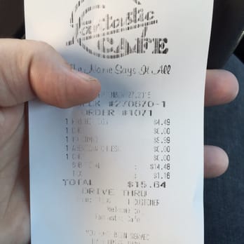 Fantastic Cafe - My bill - Diners Near Me - Norco, California