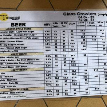 Transmission Brewing - Menu pricing - Breweries Near Me - Ventura, California Transmission Brewing - Menu pricing - Breweries Near Me - Ventura, California