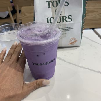 Tous Les Jours - Ube latte - Bakeries Near Me - Ann Arbor, Michigan