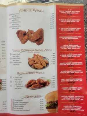 Menu photo 2 Crown Fried Chicken Leominster, MA Menu photo 2 Crown Fried Chicken Leominster, MA