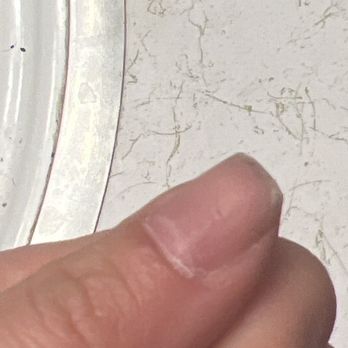 Ombre Nails - nail technician damaged my entire nail bed. Now I have a inflamed cuticle with a cut in it. - Nail Salons Near Me - Vallejo, California Ombre Nails - nail technician damaged my entire nail bed. Now I have a inflamed cuticle with a cut in it. - Nail Salons Near Me - Vallejo, California