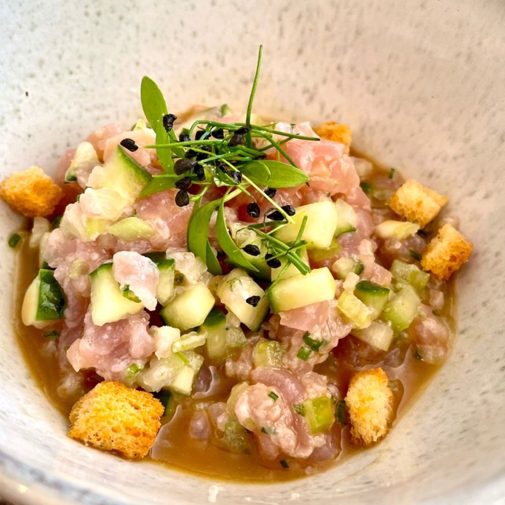 tuna tartare in a bowl