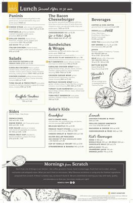 Menu photo 5 Keke's Breakfast Cafe Tampa, FL