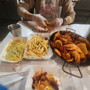 Cap't Loui - Lemon pepper fries and crawfish - Seafood Near Me - Cupertino, California Cap't Loui - Lemon pepper fries and crawfish - Seafood Near Me - Cupertino, California