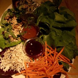 Asian Chicken Lettuce Wrap Tacos